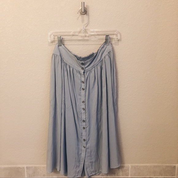 Urban Outfitters Dresses & Skirts - Urban Outfitters Ecote Button Front Midi Skirt